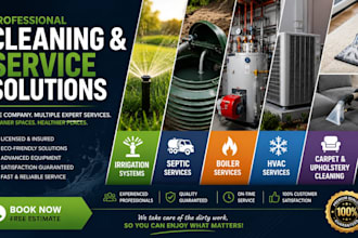 build irrigation septic hvac carpet upholstery cleaning service cargo website
