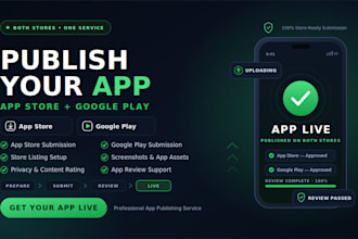 publish your flutter app on app store and google play store