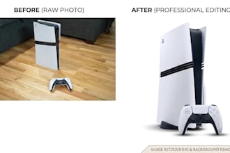 do professional background removal and object removal