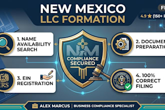 form your anonymous new mexico llc and provide ein