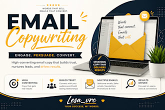 write high converting sales email copywriting for cold email outreach and sales