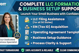 help you with llc formation, ein, and business setup