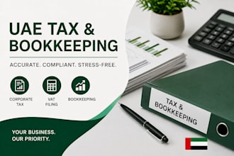 do uae corporate tax, vat filing and bookkeeping for your business