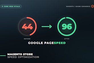 optimize your magento store speed and web vitals