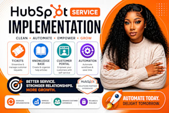 hubspot service implementation tickets knowledge base customer potal automation