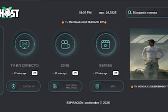 rebrand iptv multi dns player apk with control panel