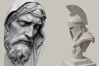 create custom 3d printing stl files, 3d model,  repair, modify for stl file