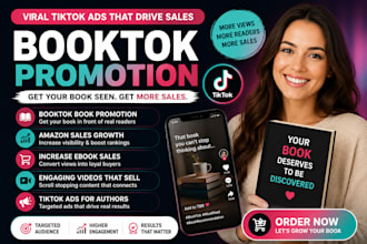 booktok promotion booktok ads ebook marketing tiktok promotion influencer video