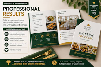 create professional catering business proposals
