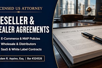 draft legally binding reseller agreement business agreement professionally