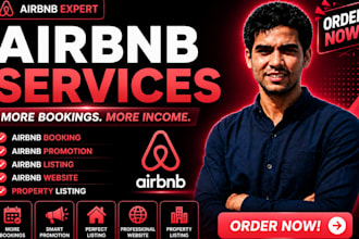 do airbnb listing, promotion, marketing, and airbnb seo to increase bookings