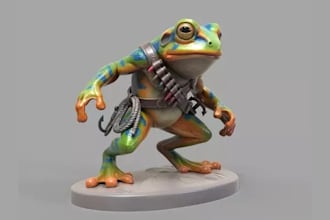 create custom gorilla tag fangame player model 3d character in blender or unity