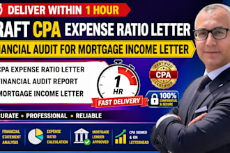 betaread letter, mortgage cpa letter, income verification letter, cpa services