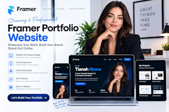 design framer portfolio website personal portfolio framer website design