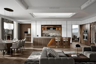 design luxury home interior with 3d floor plans and realistic renders in coohom