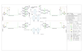 design pid,pfd, 3d pipe and electrical layout, sld professionally