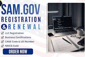 assist government contractors with sam gov registration, uei and cage