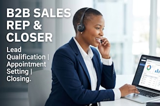 be IT sales representative salesperson appointment setter sales closer b2b sales