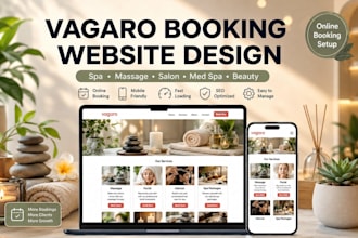 design vagaro website booking page vagaro spa website vagaro massage website