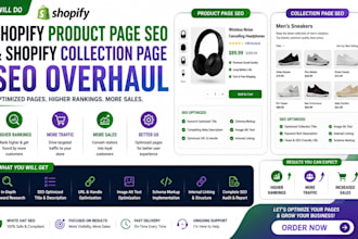 do shopify product page seo and shopify collection page optimization