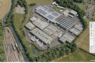 create industrial site map, factory layout, warehouse and facility plan