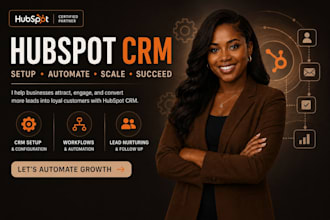 setup hubspot CRM, automation, workflows and integrations hubspot