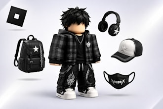 design high quality 3d roblox clothing and accessories