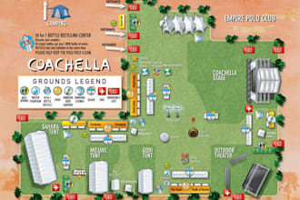 design a custom event map and festival map for your venue