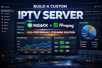 setup iptv server using xtream ui, xui one panel with security