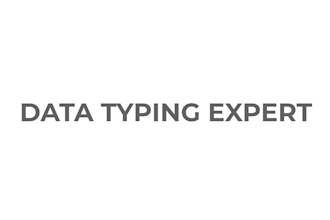 be your data typing expert