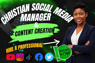 be your christian prayer ministry, church, nonprofit social media manager