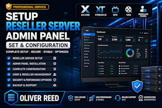 install, configure and secure xui one, xtream UI and iptv server panels