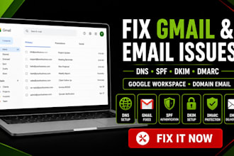 fix g suite domain dns gmail and email deliverability issues