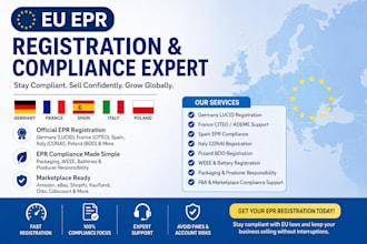 provide epr registration , compliance services across the eu