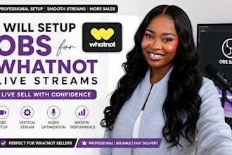 setup obs for whatnot vertical live stream