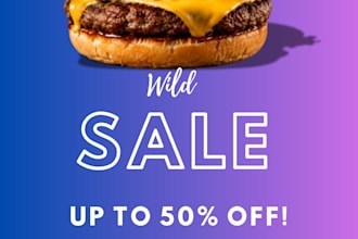 design restaurant flyers and food promotional posters