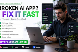 build fix and improve your ai vibecode web app
