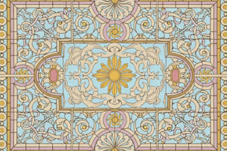 design custom stained glass window ornate glass art and patterns