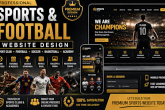 design athlete soccer gold league sport club football academy basketball website