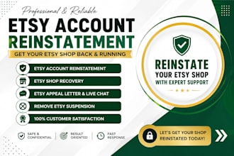reinstate shop reopen etsy suspension amazon etsy appeal letter etsy appeal
