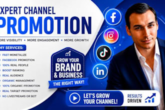 do organic youtube promotion and channel promotion