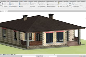 create 3d bim modeling in revit, architecture, lod 400, mep and clash detection