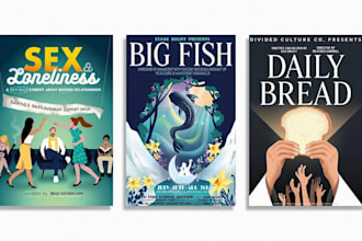 design and illustrate your theatre, festival or film poster