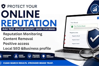 provide professional online reputation management orm and content removal fix