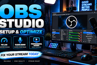 setup and optimize obs studio for professional live streaming