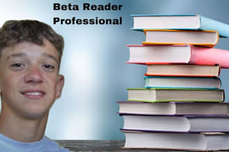beta read your novel and provide honest feedback