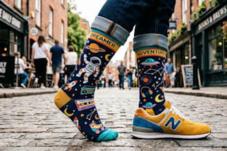 design custom and unique socks design