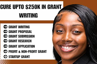 research and write grant proposals for nonprofits
