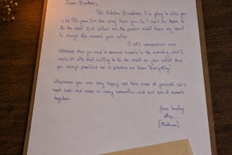 create beautiful handwritten letters