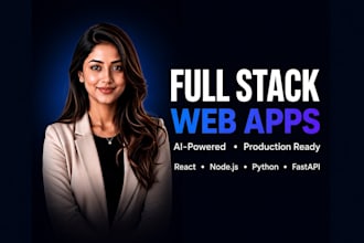 build full stack web app with react, node js and fastapi